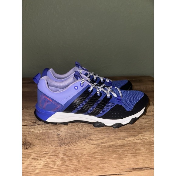 Adidas Womens Kanadia TR 7 B40588 Blue Running Shoes Sneakers Size 9 - Picture 2 of 9